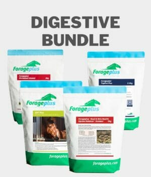 A collection of digestive health products