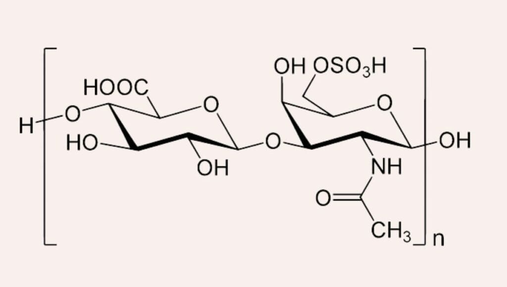 The molecular structure of Chondroitin Sulphate for Horses
