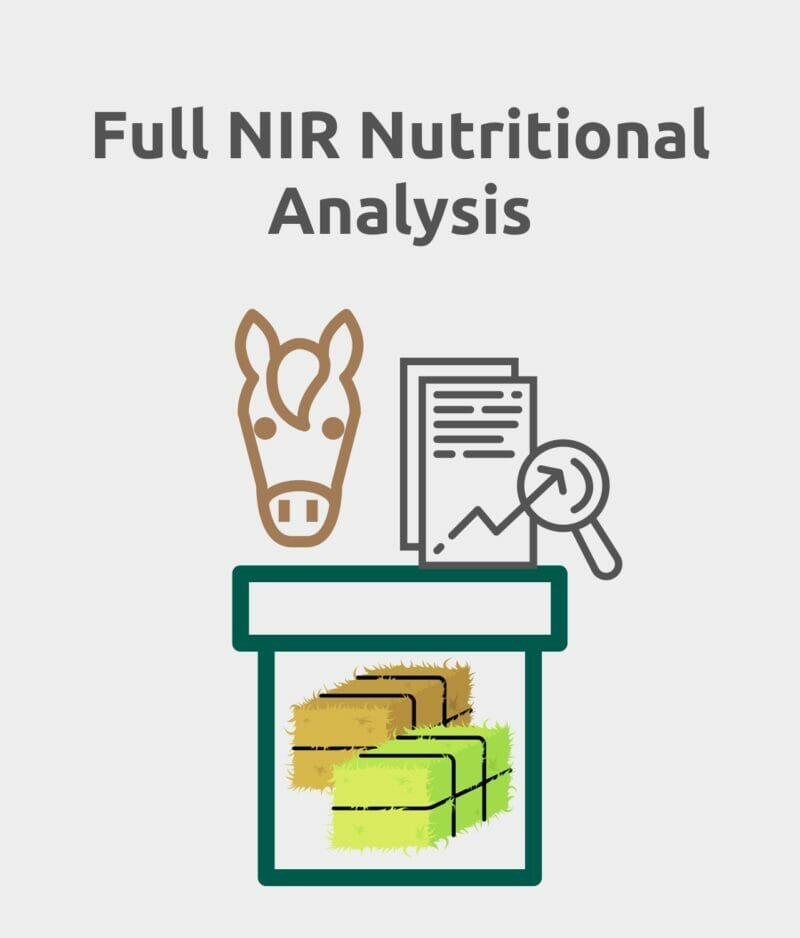 Forageplus full NIR nutritional analysis for horse hay and haylage
