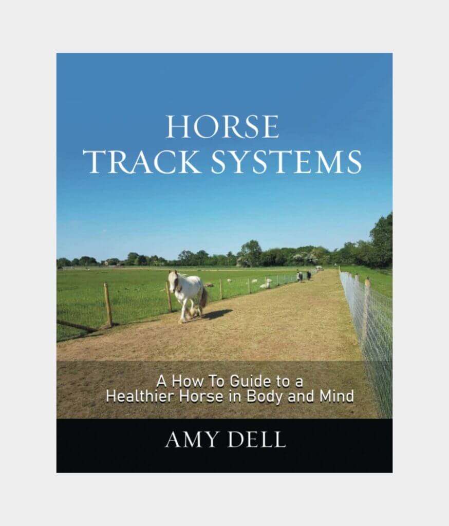 The front cover of the Horse Track Systems book by Amy Dell